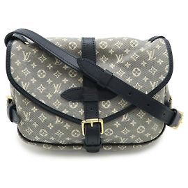 Borsa a Spalla Saumur PM Monogram Idylle Louis Vuitton Blu
