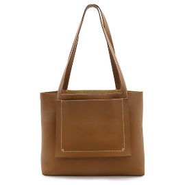 Sac cabas Elier 31 Hermès en cuir marron Doré Métallisé