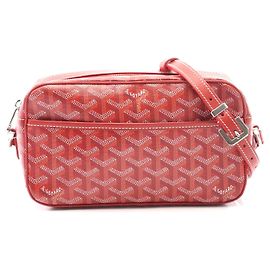 Goyard Cap Vert PM Shoulder Bag PVC Leather Red