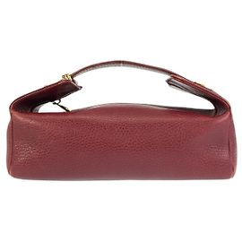 Cartier Trinity Bordeaux Leather Handbag Brown