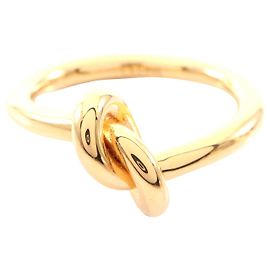 Céline Anello in Oro Celine Knot Gioielli D'oro Metallico