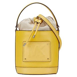 Borsa in pelle 2 in 1 Kimberly di Michael Kors Giallo