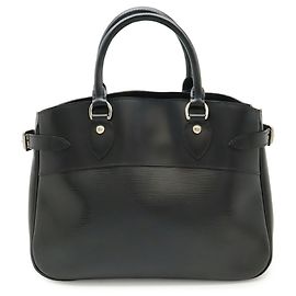 Louis Vuitton Epi Passy PM Handbag Black