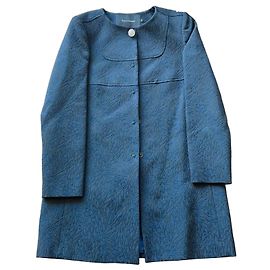 Cappotto Tara Jarmon Blu Marino e Blu Blu Blu scuro