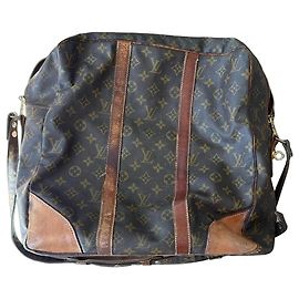 Borsa da Viaggio Louis Vuitton Monogram Keepall 55 Marrone