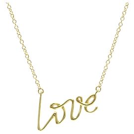 Tiffany & Co Collar Péndulo Graffiti Love de Tiffany Paloma Picasso Dorado
