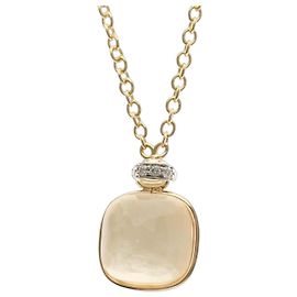 Collar Péndulo de Diamante Nude Pomellato Dorado