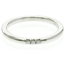 Tiffany & Co Tiffany Forever Ehering 3P Diamant Silber