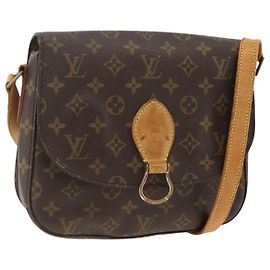 LOUIS VUITTON Bolsa de Ombro Monogram Saint Cloud GM M51242 LV Auth BA11406 Monograma