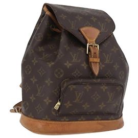 LOUIS VUITTON Mochila Monogram Montsouris MM M51136 LV Auth LNZ999A Monograma