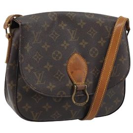 LOUIS VUITTON Bolsa de Ombro Monogram Saint Cloud GM M51242 LV Auth ARZ144 Monograma