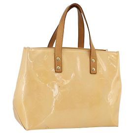 LOUIS VUITTON Bolsa Reade PM Monogram Vernis Rosa Malvavisco M91306 Auth 174440 Otro