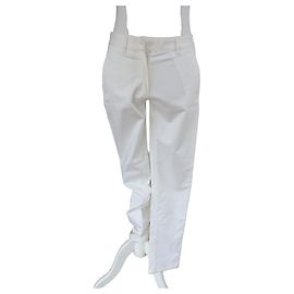 Vaqueros Slim Maison Martin Margiela Blancos Algodón Blanco