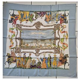 Hermès Turquerie in Onore del Signor de T 1748. Molto Raro Blu