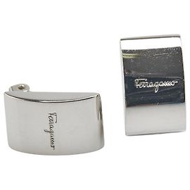 Orecchini logo Salvatore Ferragamo Argento