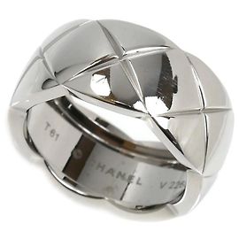 Chanel 18K White Gold Coco Crush Band Ring Other