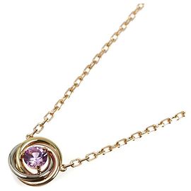 Collar Trinity de Cartier con Zafiro Rosa Otro