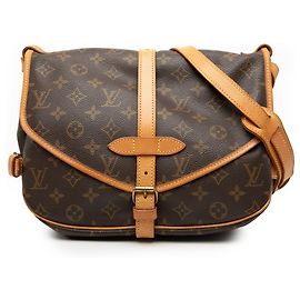 Louis Vuitton Sac Saumur 25 Monogram Marron Marron