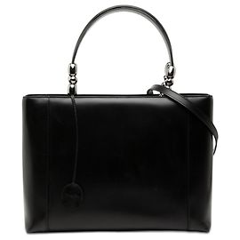 Borsa Malice in pelle nera Dior con perle Nero