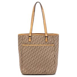Bolsa tote em lona Diorissimo Trotter bege da Dior Bege