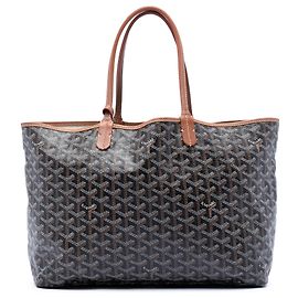 Goyard Noir Goyardine Saint Louis PM Noir
