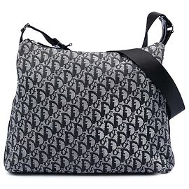 Borsa a tracolla Diorissimo Trotter in tela blu Dior Blu Blu navy