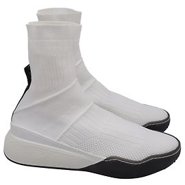 Stella Mc Cartney Baskets à chaussettes Loop Stella McCartney en polyester blanc Blanc Écru