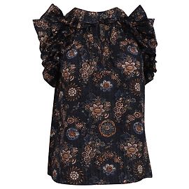 Blusa sin mangas con estampado floral Elisa de Ulla Johnson en algodón multicolor Multicolor