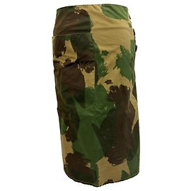 Falda midi de estampado de camuflaje Victoria Beckham en algodón multicolor Multicolor