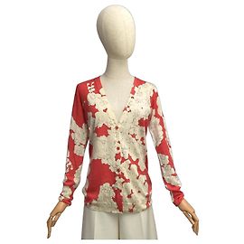 Escada Sport Cardigan Weiß Rot