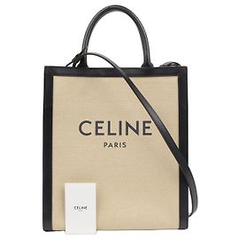 Céline Borsa tote verticale piccola e borsa a spalla Blu