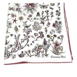 Dior Lenço de seda Multicor