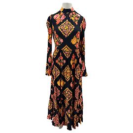 Autre Marque Vestido largo estampado de algodón LA DOUBLE J Multicolor