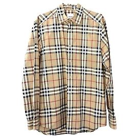 Burberry Check Shirt Brown