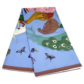 Hermès Pañuelo de seda Multicolor