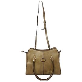 Tod's Borsa in pitone autentico Argento