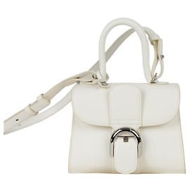 Delvaux Bolsa de Ombro Brion Mini Tote Branco