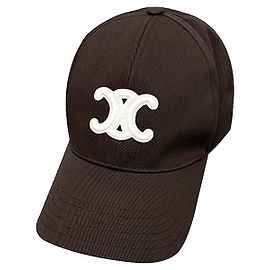 Céline Triumph Baseball Cap Makarasar Black