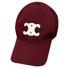 Céline Triumph Baseball Cap Red
