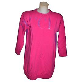 Felpa Maxi Abito Mini Emilio Pucci Rosa Viola Cotone Rosa Viola scuro