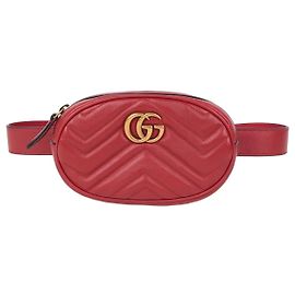 Gucci GG Marmont Gürteltasche Rot