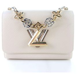 Louis Vuitton Bolso cruzado de cadena Epyp Twist Monogram Blanco
