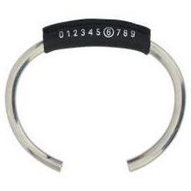Maison Martin Margiela Bracciale con Logo Argento Maison Margiela Multicolore