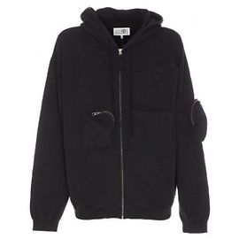 Maison Martin Margiela Moletom com capuz de mangas largas Preto