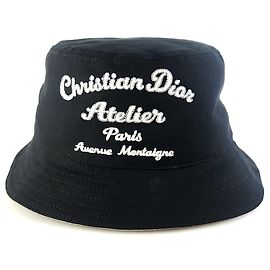 Dior Canvas Bucket Hat Black