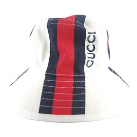 Gucci Web Stripe Cotton Canvas Bucket Hat Multiple colors