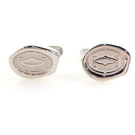 Cartier Abotoaduras de cera selada Branco