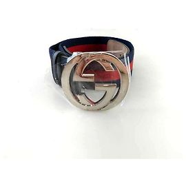 Gucci Ceinture à sangle entrelacée Multicolore