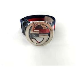 Gucci Interlocking Web Strap Belt Multiple colors