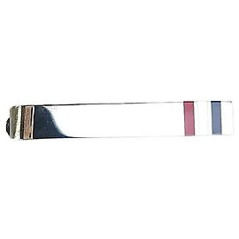 Thom Browne Silver Tie Clip Silvery